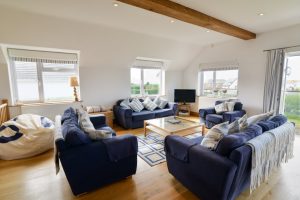 Living area at Little Tremawr in Constantine Bay