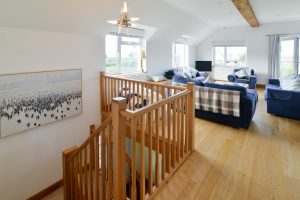 Bespoke staircase at Little Tremawr, Constantine Bay