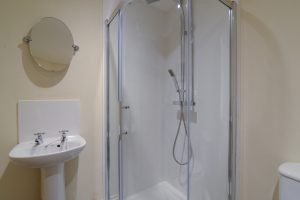 Shower at Little Tremawr in Constantine Bay, Cornwall