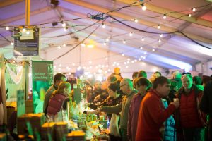 Padstow's traditional Christmas market located on the harbourside.