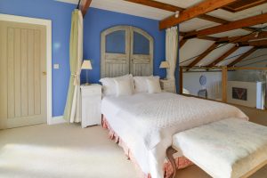 Master mezzanine bedroom at Church House