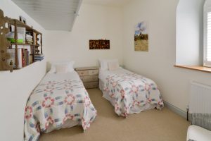 Twin bedroom at Church House
