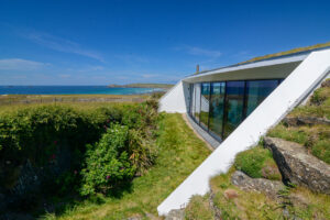 Side view of Spin looking towards Trevose Head